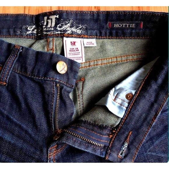 iT! Jeans Hottie dark wash Flared Women's size 29 - Picture 3 of 6